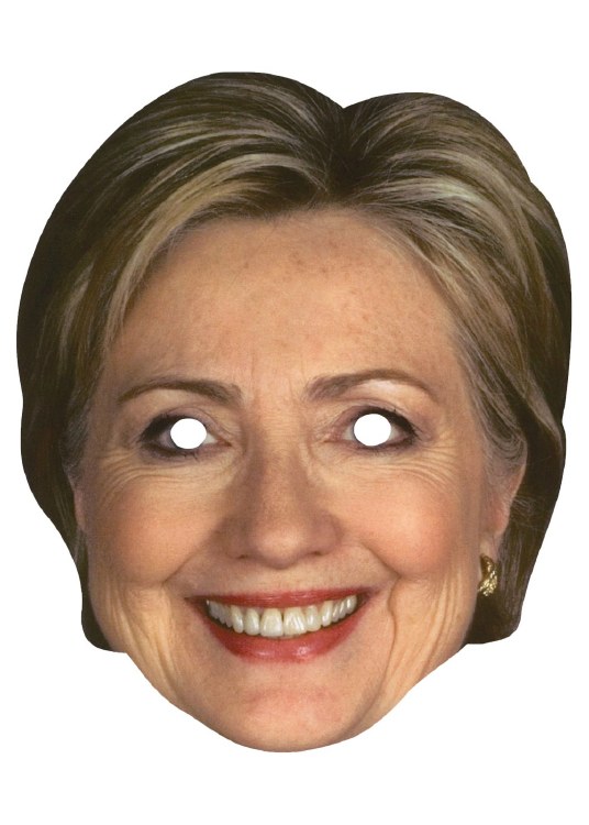 Mask Hillary Clinton Paper - Champion Party