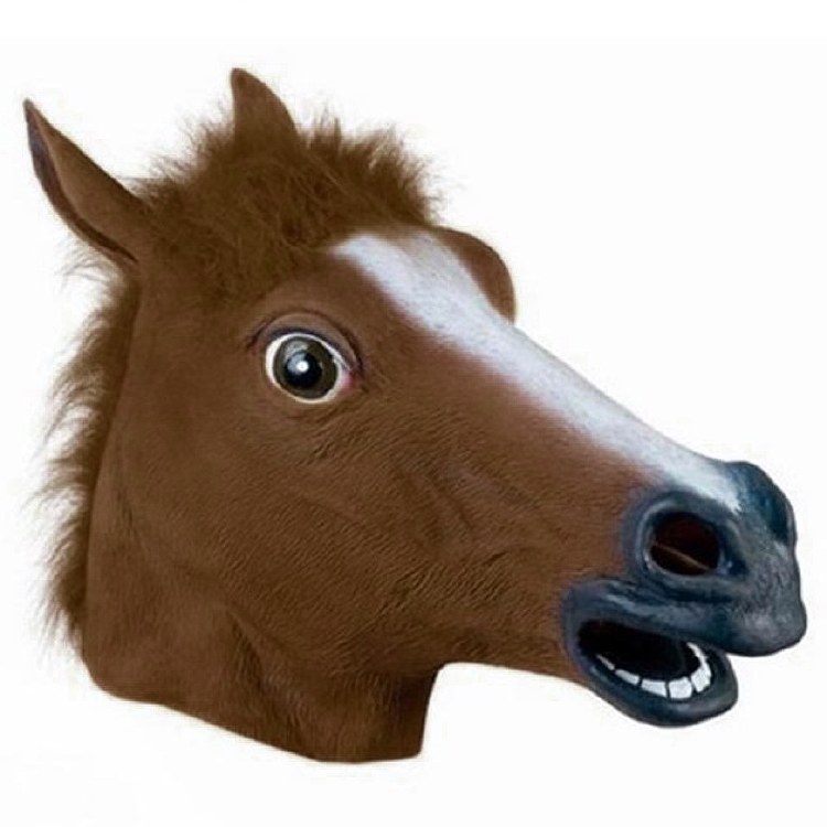 Mask Horse Brown