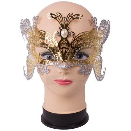 Metallic Gold Masquerade Mask
