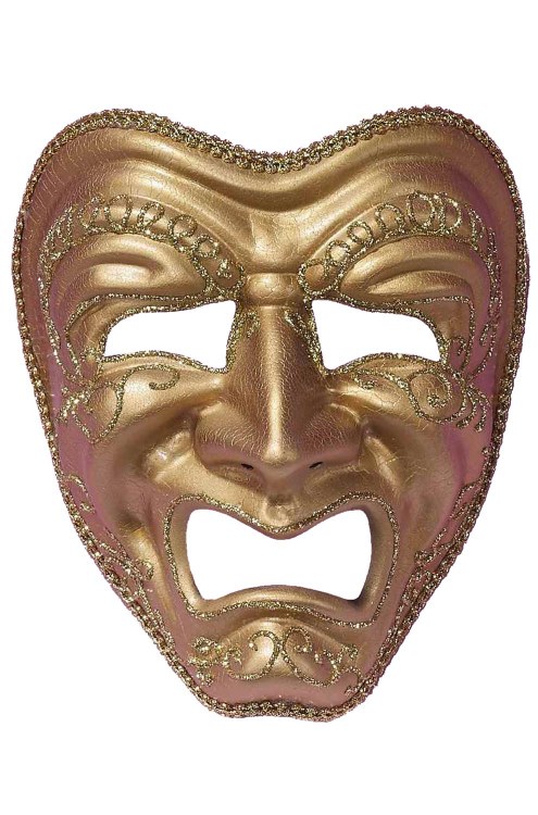 Mask Tragedy Gold