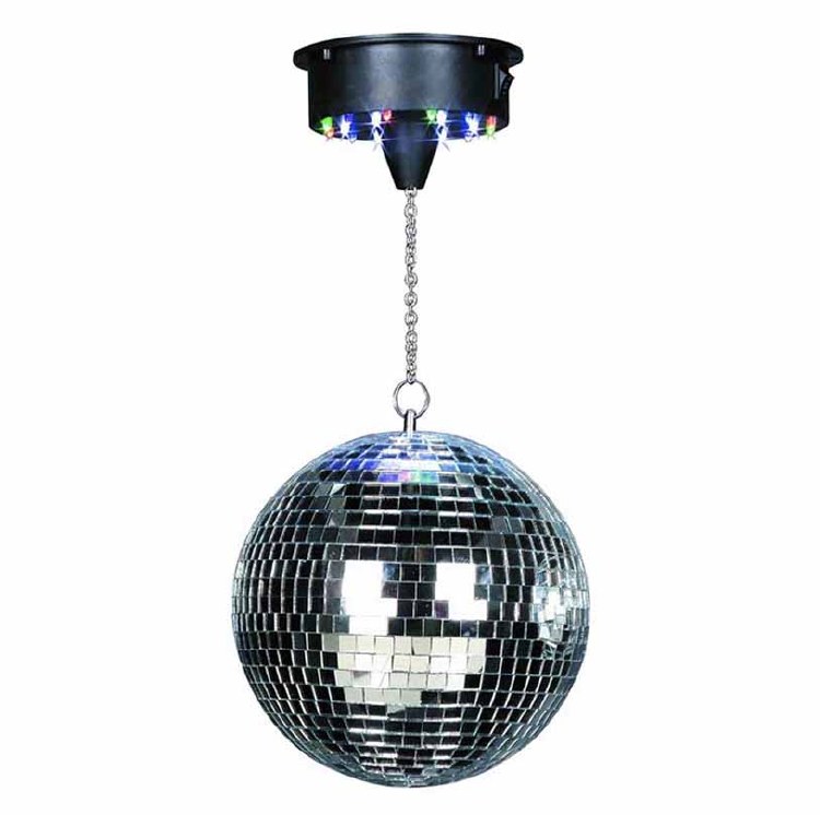 Mirror Ball 6in w/ LED Motor