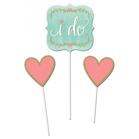 Mint to Be Centerpiece Sticks