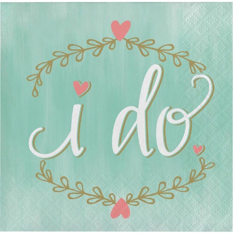 Mint to Be I Do Lunch Napkins 16ct
