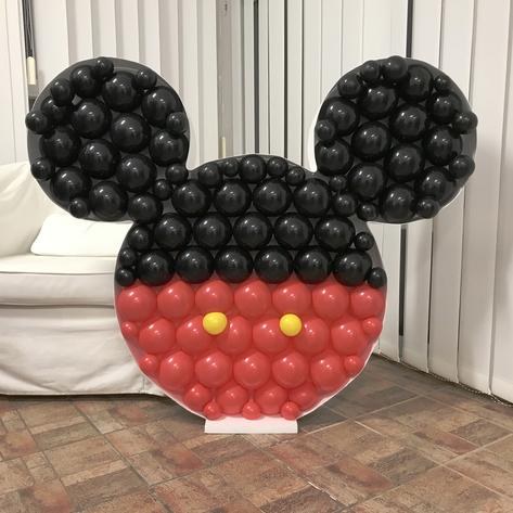 Mosaic Frame Shape Mickey