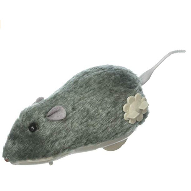 Mouse Wind Up Grey