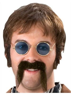 Moustache Fu Manchu Brown