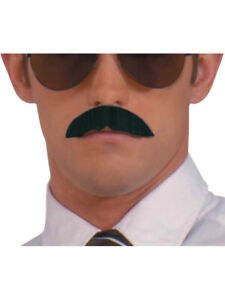 Moustache Gentleman Dlx Brn