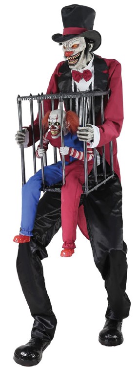 Animated Rotten Ringmaster w/Clown