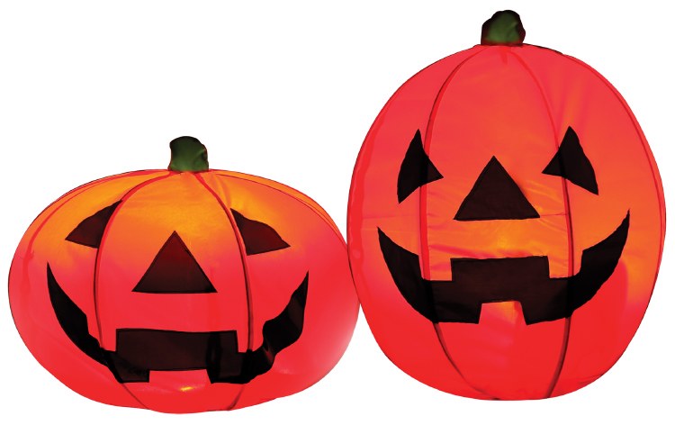 Jack-o-Lantern Light Up Set