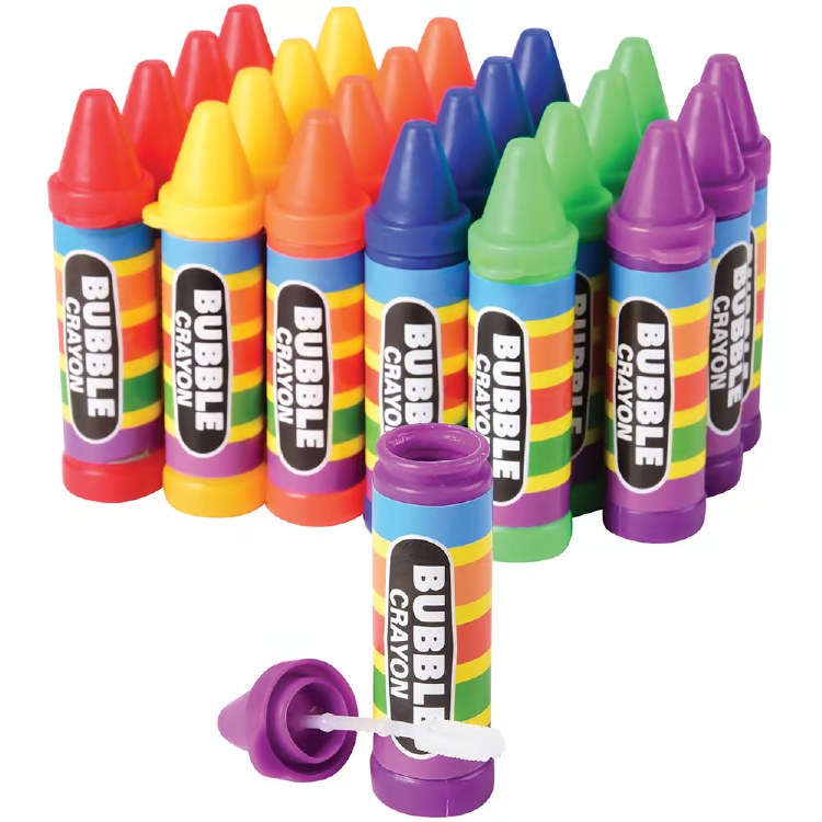 Crayon Bubbles 24pk