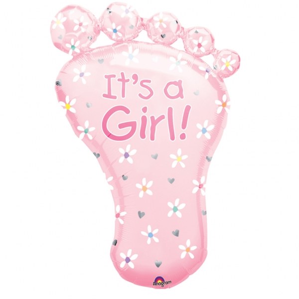 MYLR OS It's A Girl Foot 32&quot;