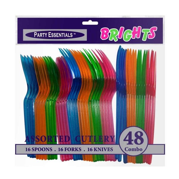 Cutlery Brights Asst 48ct