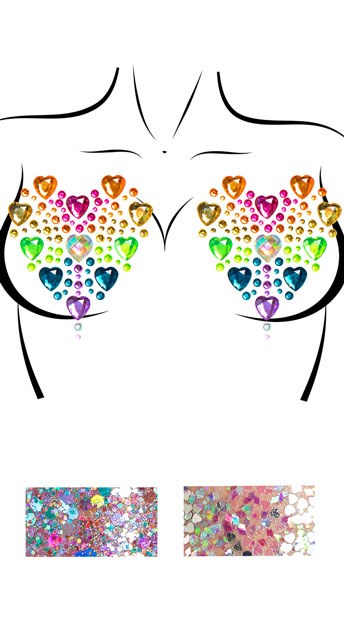 Body Jewels Pasties Prism