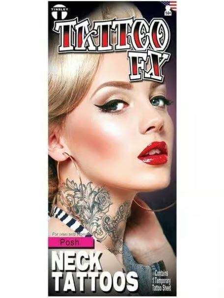 TattooFX Posh Neck Tatttoos