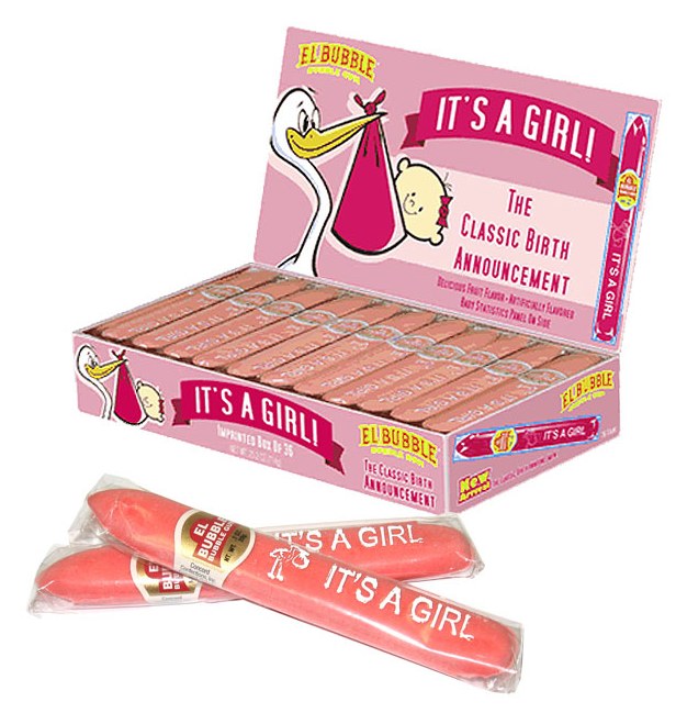 It's A Girl Bubblegum Cigar