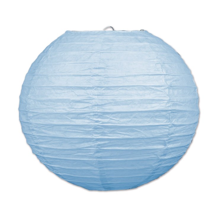 Paper Lanterns Light Blue 3pk