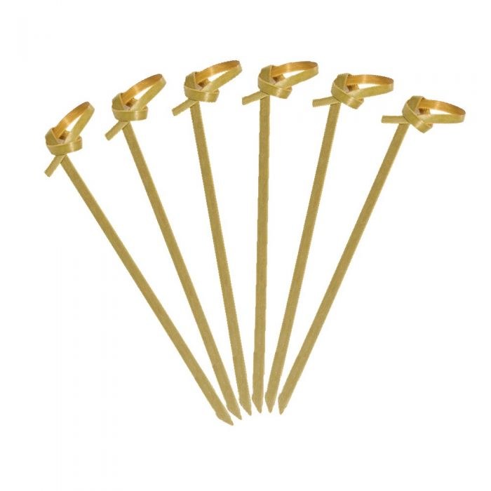 Picks Bamboo Knot 4in 100ct