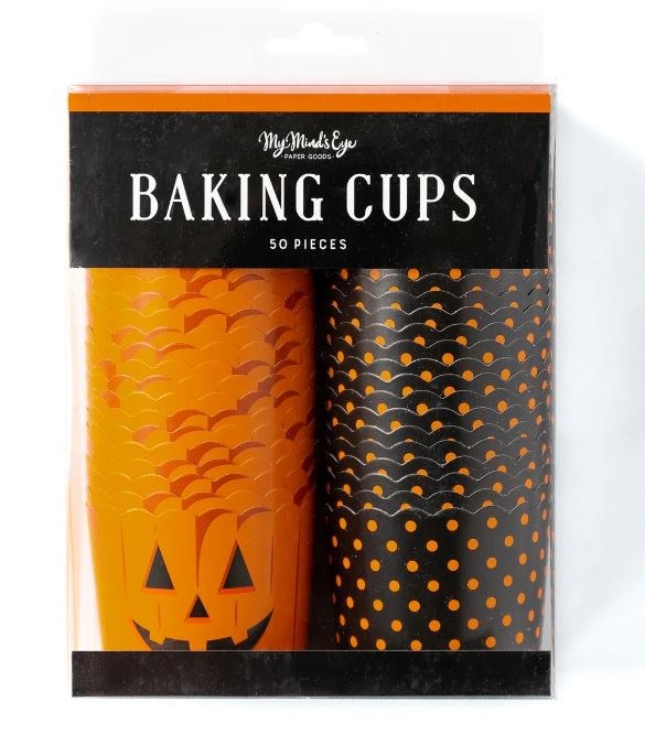 Jack-o-Lantern Baking Cups 50ct