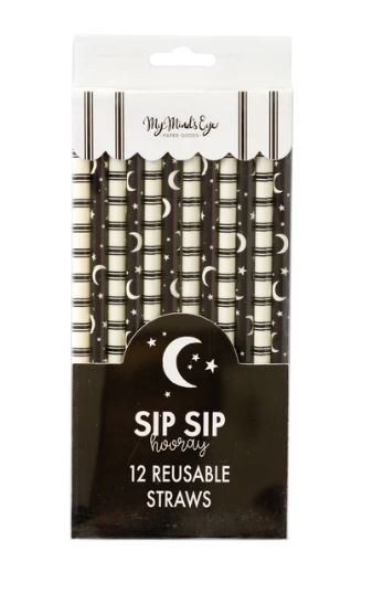 Moon and Stars Reusable Straws