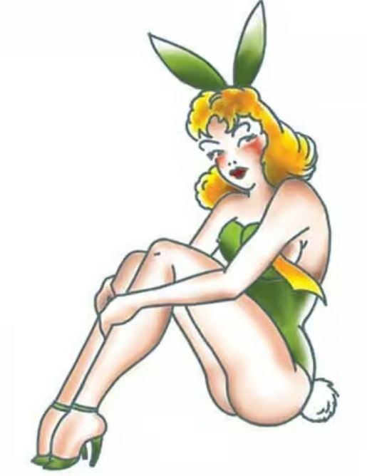 Tattoo Bunny Pinup