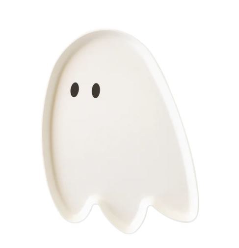 Ghost Shaped Bamboo Tray