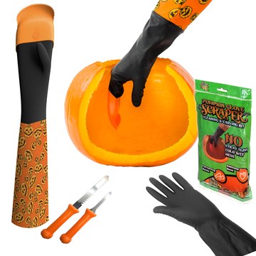 Pumpkin Glove Scraper Adult