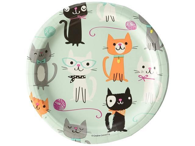Purr-Fect Party 7in Plates 8ct