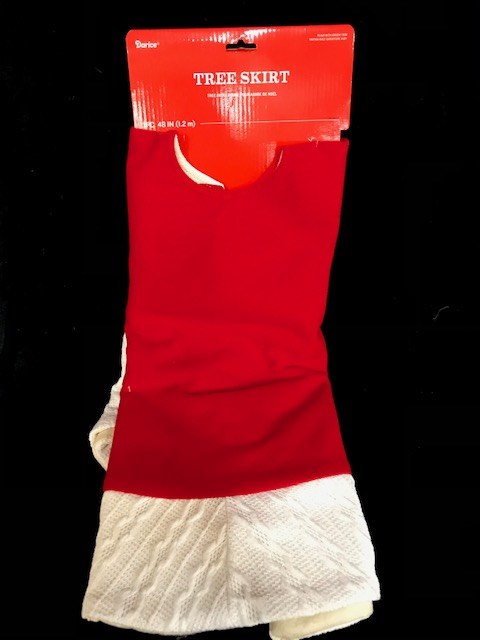 Red Tree Skirt ~ 48"