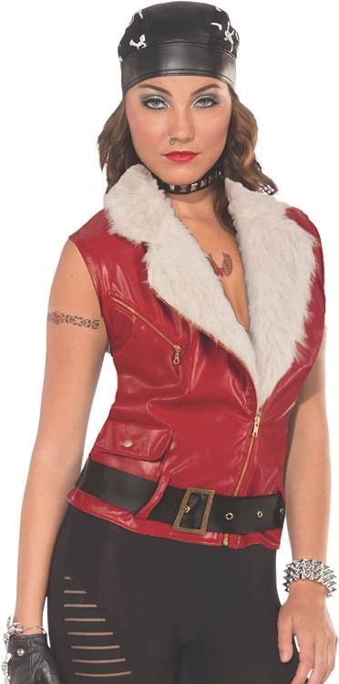 Santa Biker Vest - UNISEX