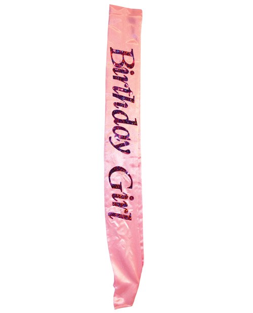 Birthday Girl Pink Sash