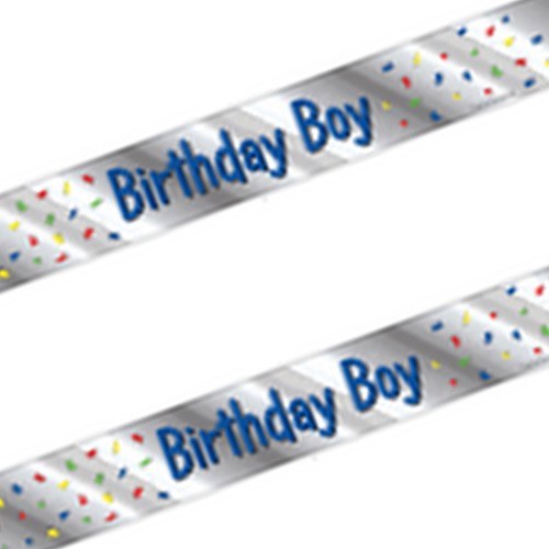 Sash Birthday Boy Foil