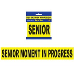 Senior Moment Party Tape