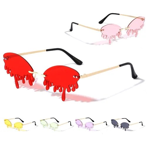 Sunglasses Dripping Frame Asst