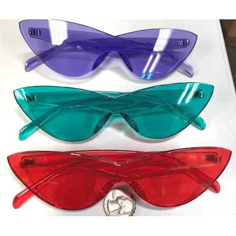 Sunglasses Cat Eye Color Frame