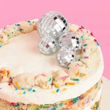 Cake Topper Disco Balls