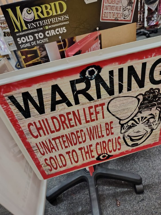Sign Children Sold to Circus