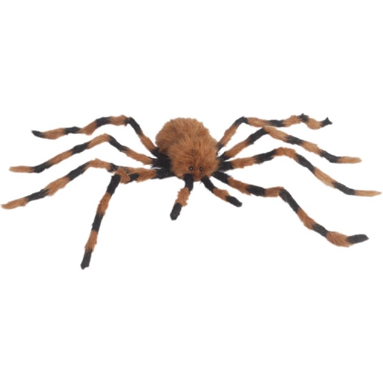 Spider 41" Black/Brown Furry