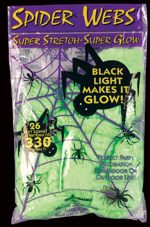 UV Reactive Green Spider Web 4.3oz