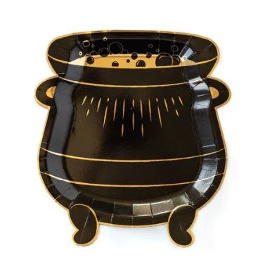 Cauldron Shaped Plates 8in