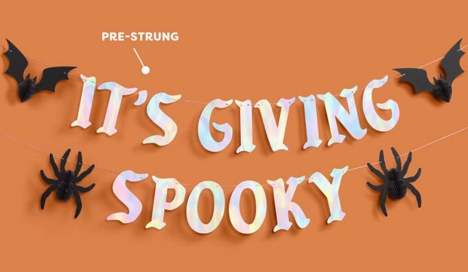 It's Giving Spooky Banner 5ft