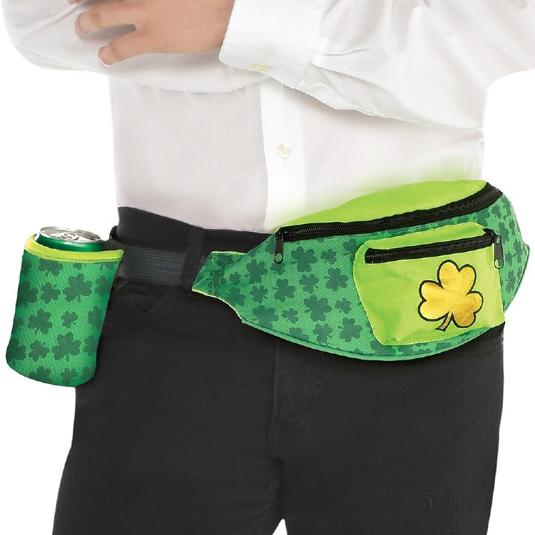 St. Patricks Day Fanny Pack w/ Drink Holder