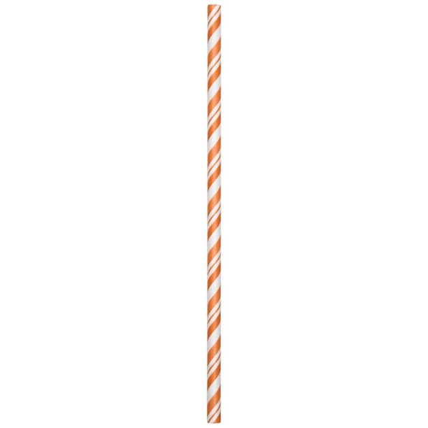 Straws Paper Sunkissed Orange
