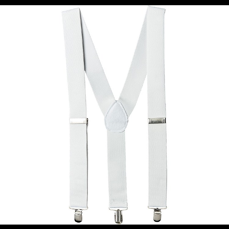 Suspenders White