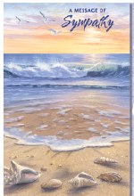 Sympathy Card By The Sea