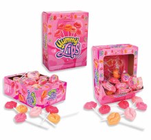 Yummy Lips Lollipop Asst.