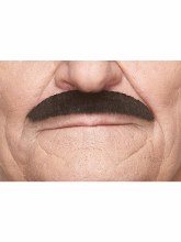 Thin Black Moustache