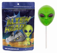 Candy Gummy Alien Head