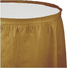 Glittering Gold Tableskirt