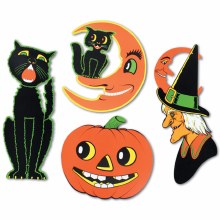 Vintage Halloween Cutouts ~ 4 Pack