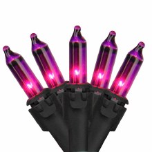 Halloween Mini Holiday Lights ~ Purple / 100 Count